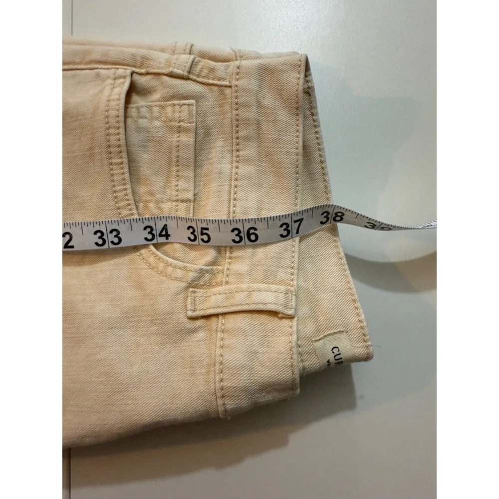 CURRENT/ELLIOTT NWT womens vanilla colored jaunt balloon leg jean - Picture 5 of 5